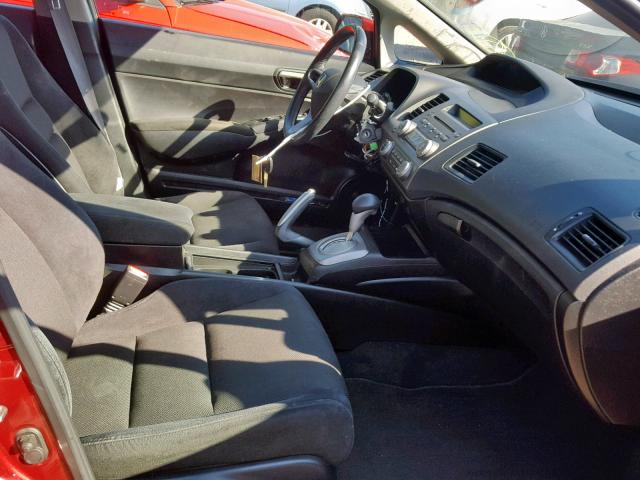 2HGFA1F60BH528260 - 2011 HONDA CIVIC LX-S Qırmızı foto 5