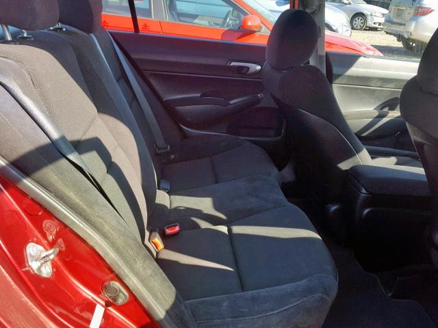 2HGFA1F60BH528260 - 2011 HONDA CIVIC LX-S Qırmızı foto 6