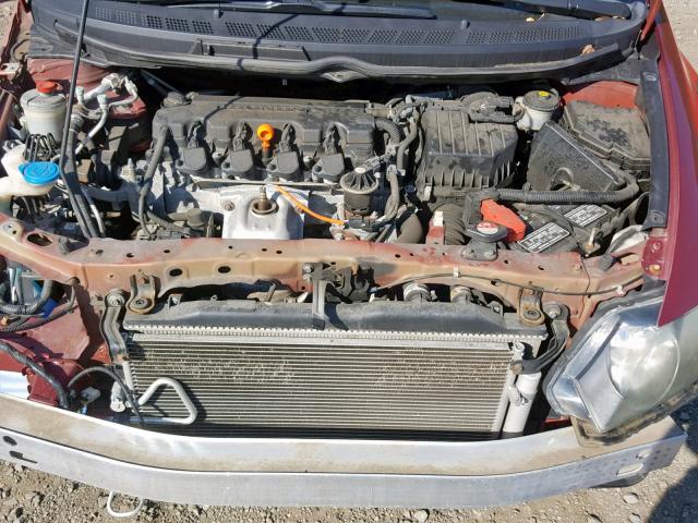 2HGFA1F60BH528260 - 2011 HONDA CIVIC LX-S Qırmızı foto 7