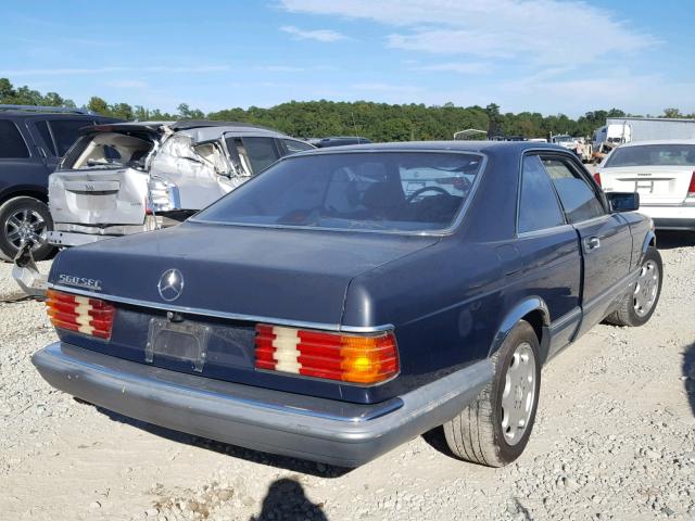 WDBCA45D6GA207069 - 1986 MERCEDES-BENZ 560 SEC BLUE photo 4