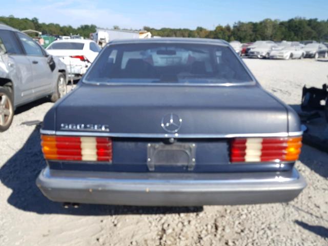 WDBCA45D6GA207069 - 1986 MERCEDES-BENZ 560 SEC BLUE photo 9