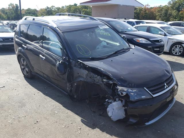 JA4MT41X97Z009467 - 2007 MITSUBISHI OUTLANDER BLACK photo 1