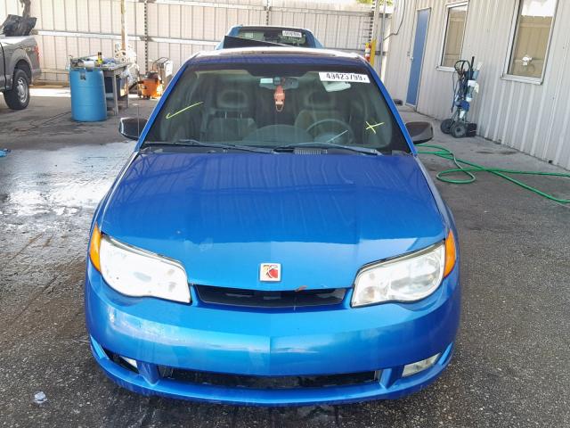 1G8AW12F53Z206810 - 2003 SATURN ION LEVEL BLUE photo 9