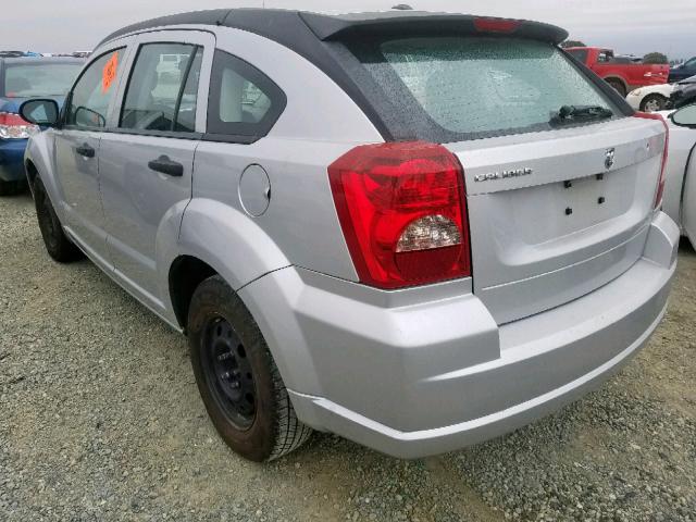 1B3HB28CX8D609691 - 2008 DODGE CALIBER SILVER photo 3