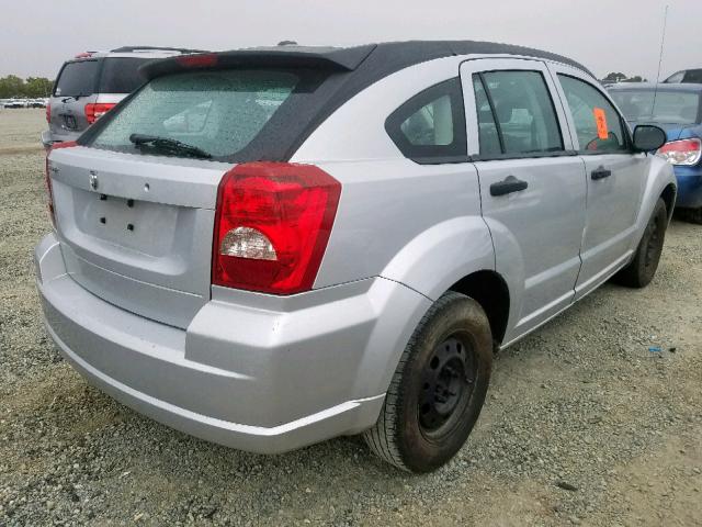 1B3HB28CX8D609691 - 2008 DODGE CALIBER SILVER photo 4