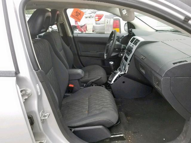 1B3HB28CX8D609691 - 2008 DODGE CALIBER SILVER photo 5