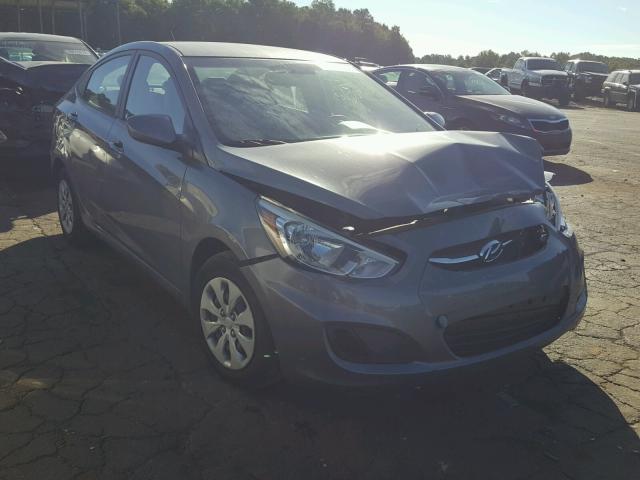 KMHCT4AEXGU163985 - 2016 HYUNDAI ACCENT SE GRAY photo 1