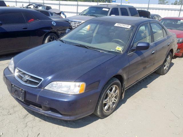 19UUA5667YA035357 - 2000 ACURA 3.2TL BLUE photo 2