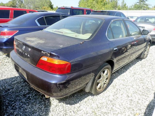 19UUA5667YA035357 - 2000 ACURA 3.2TL BLUE photo 4