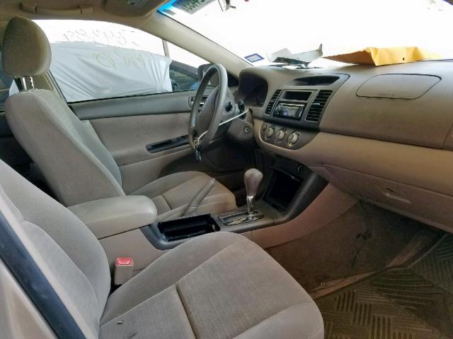 4T1BE32K75U589389 - 2005 TOYOTA CAMRY LE BEIGE photo 5