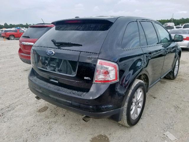 2FMDK38C59BA33630 - 2009 FORD EDGE SEL BLACK photo 4