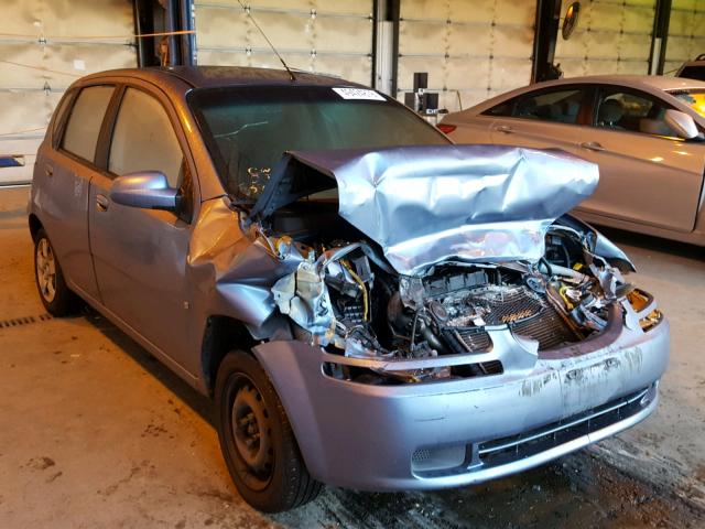 KL1TD66697B761356 - 2007 CHEVROLET AVEO BASE Mavi foto 1