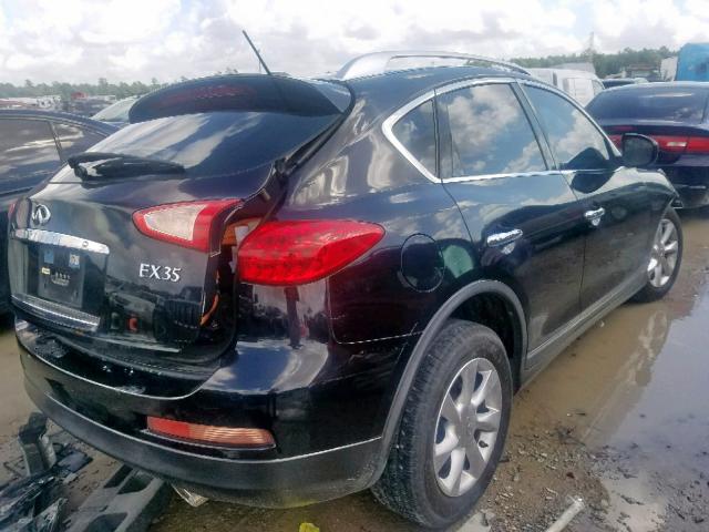 JNKAJ09E49M900016 - 2009 INFINITI EX35 BASE BLACK photo 4