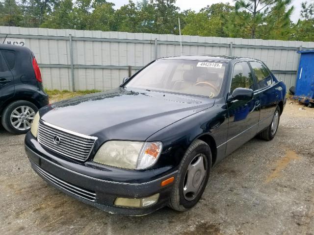 JT8BH28F6X0166831 - 1999 LEXUS LS 400 BLACK photo 2