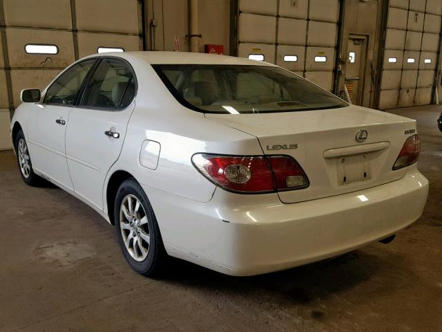 JTHBF30G735041723 - 2003 LEXUS ES 300 WHITE photo 3