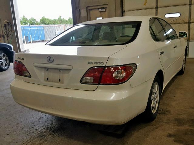 JTHBF30G735041723 - 2003 LEXUS ES 300 WHITE photo 4