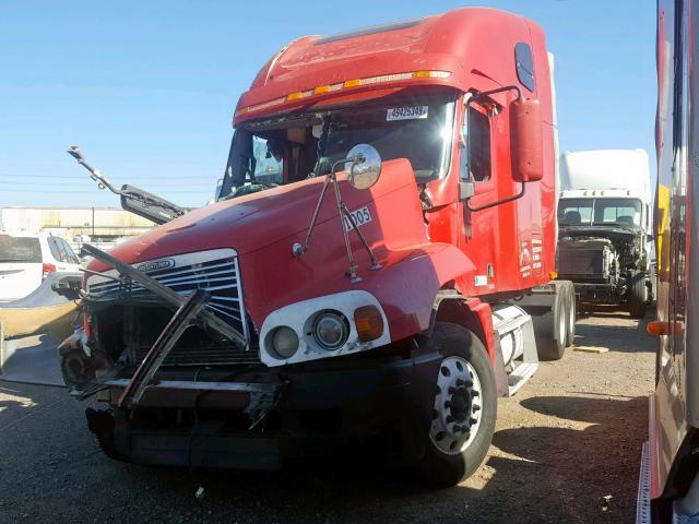 1FUYSSEB2YLB10749 - 2000 FREIGHTLINER CONVENTION RED photo 2