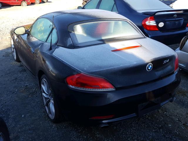 WBALM7C58BE382640 - 2011 BMW Z4 SDRIVE3 BLACK photo 3