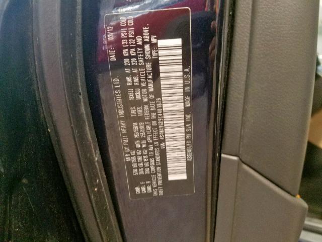 4S4WX9GD9C4401879 - 2012 SUBARU TRIBECA LI 蓝色 照片 10