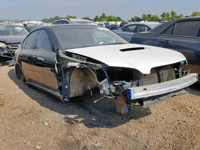 4S3BL676454217628 - 2005 SUBARU LEGACY GT BLACK photo 1