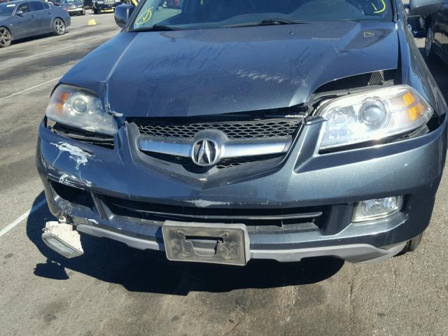 2HNYD18695H507417 - 2005 ACURA MDX TOURIN GRAY photo 9