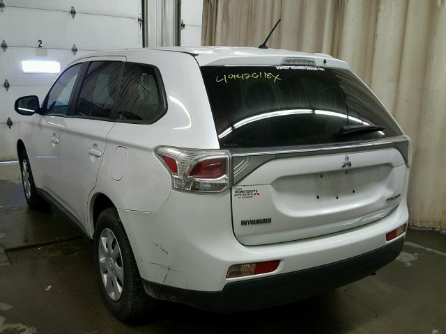 JA4AD2A36EZ012924 - 2014 MITSUBISHI OUTLANDER WHITE photo 3