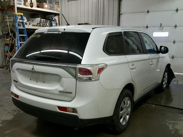 JA4AD2A36EZ012924 - 2014 MITSUBISHI OUTLANDER WHITE photo 4