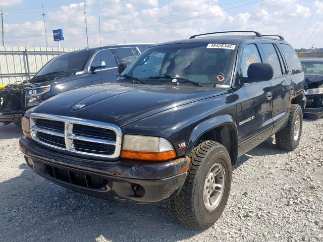 1B4HS28Y0XF577800 - 1999 DODGE DURANGO BLACK photo 2