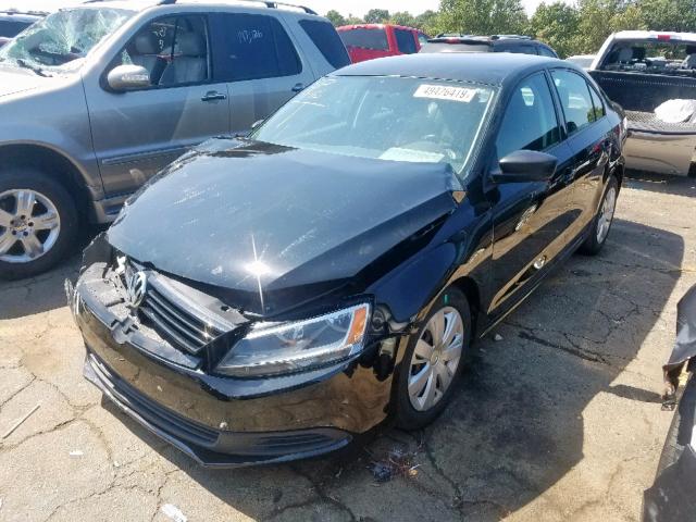 3VW2K7AJ8BM379071 - 2011 VOLKSWAGEN JETTA BASE BLACK photo 2