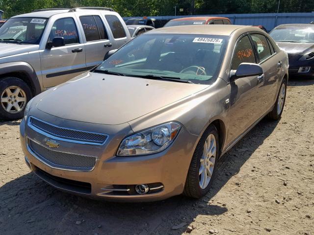 1G1ZK57718F259082 - 2008 CHEVROLET MALIBU LTZ თაფლისფერი ფოტო 2