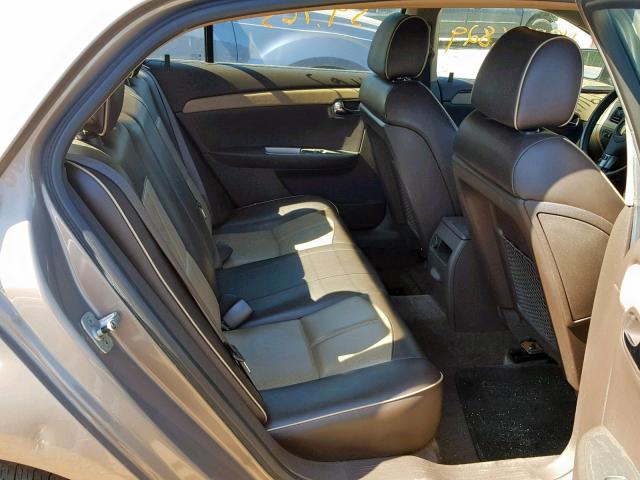 1G1ZK57718F259082 - 2008 CHEVROLET MALIBU LTZ თაფლისფერი ფოტო 6