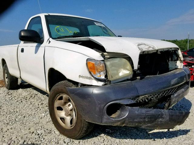 5TBJN321X4S444205 - 2004 TOYOTA TUNDRA WHITE photo 9