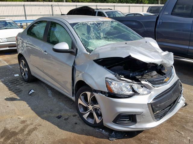 1G1JF5SB2K4122376 - 2019 CHEVROLET SONIC PREM SILVER photo 1