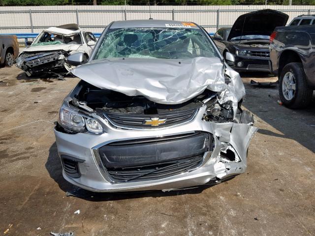 1G1JF5SB2K4122376 - 2019 CHEVROLET SONIC PREM SILVER photo 9