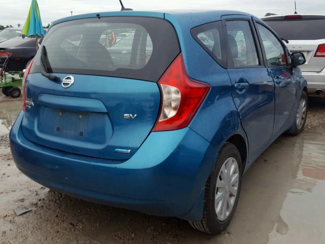 3N1CE2CP9EL415785 - 2014 NISSAN VERSA NOTE BLACK photo 4