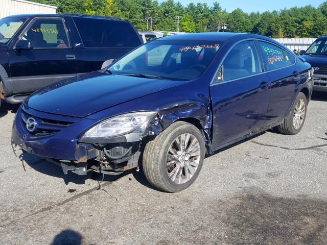 1YVHZ8CH7A5M38604 - 2010 MAZDA 6 I BLUE photo 2