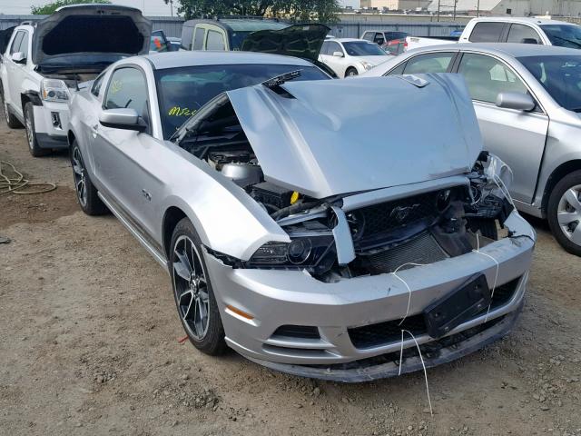 1ZVBP8CF4E5239383 - 2014 FORD MUSTANG GT SILVER photo 1
