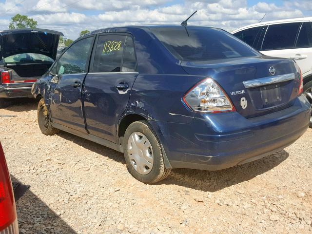 3N1BC11E38L433183 - 2008 NISSAN VERSA S BLUE photo 3