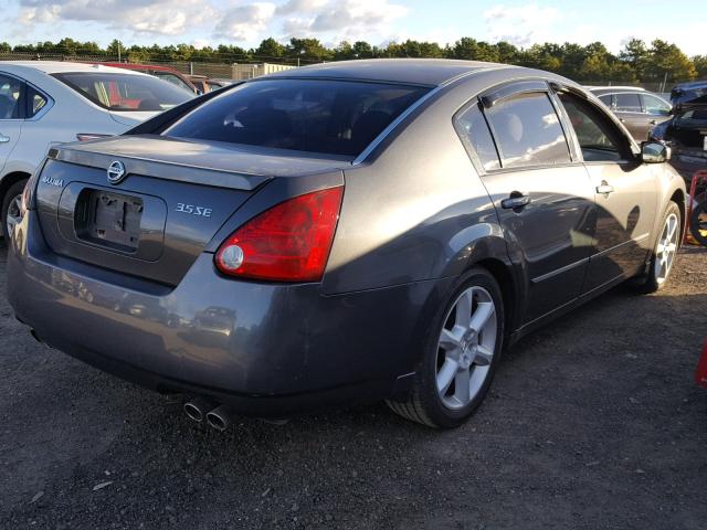 1N4BA41E06C833947 - 2006 NISSAN MAXIMA SE GRAY photo 4