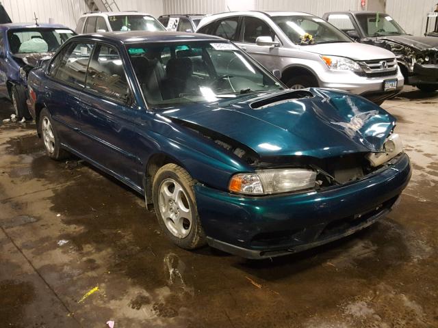 4S3BD4354X7252220 - 1999 SUBARU LEGACY L GREEN photo 1