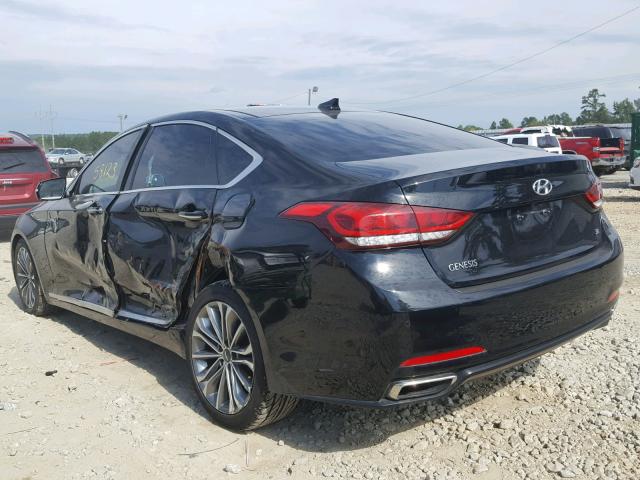 KMHGN4JE5FU021943 - 2015 HYUNDAI GENESIS 3. BLACK photo 3