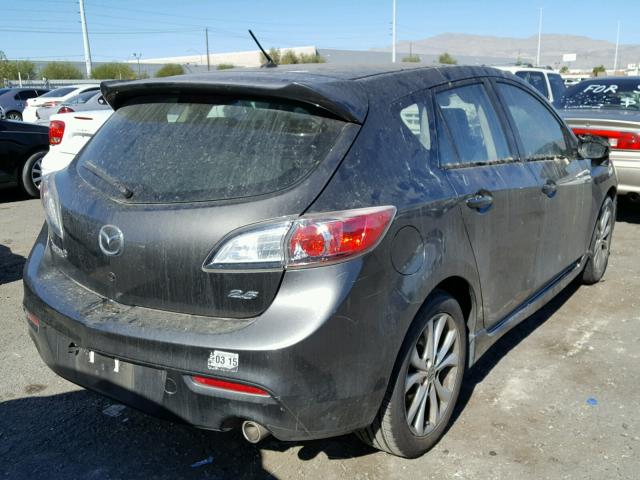 JM1BL1K57B1421998 - 2011 MAZDA 3 S CHARCOAL photo 4