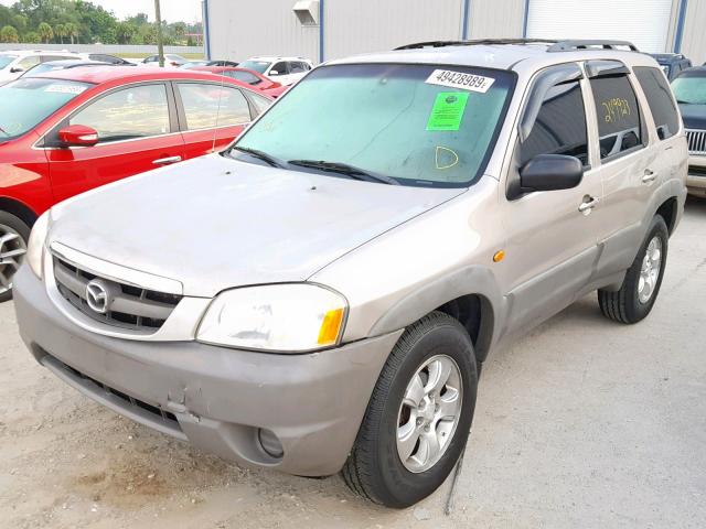 4F2YU06141KM16548 - 2001 MAZDA TRIBUTE DX GRAY photo 2