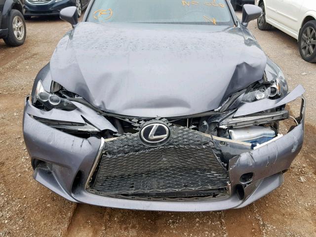 JTHBE1D25E5010544 - 2014 LEXUS IS 350 GRAY photo 7