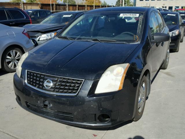 3N1AB61E98L676136 - 2008 NISSAN SENTRA 2.0 BLACK photo 2