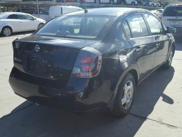 3N1AB61E98L676136 - 2008 NISSAN SENTRA 2.0 BLACK photo 4