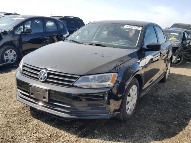 3VW2K7AJ4FM316054 - 2015 VOLKSWAGEN JETTA BASE 黑色 照片 2