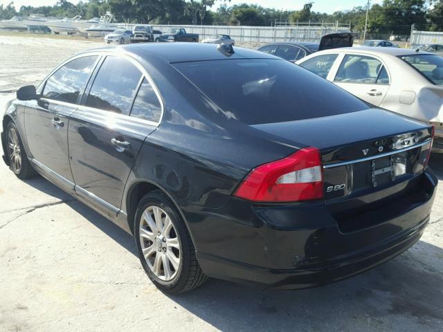 YV1AS982891092422 - 2009 VOLVO S80 3.2 BLACK photo 3