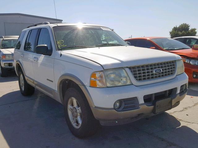 1FMZU74E02ZA51079 - 2002 FORD EXPLORER E WHITE photo 1