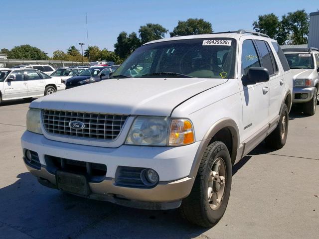 1FMZU74E02ZA51079 - 2002 FORD EXPLORER E WHITE photo 2